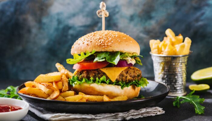 blackwater-irish-pub-winterberg-Veganer No Chicken Burger